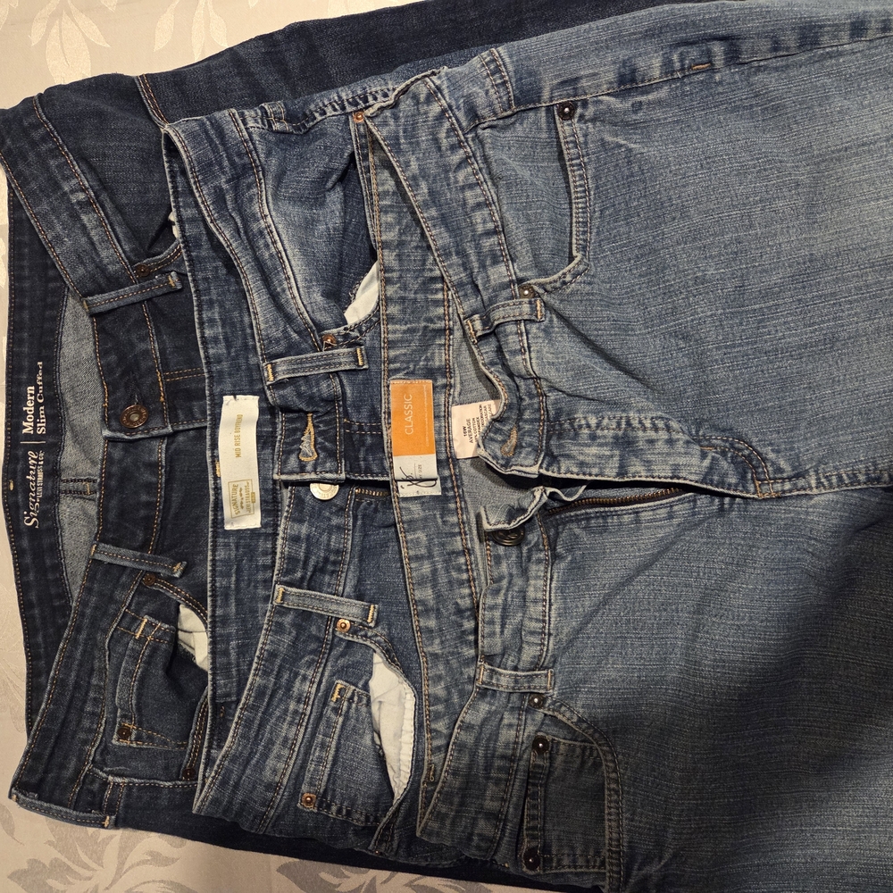 Levi's Blue Straight Leg Jeans